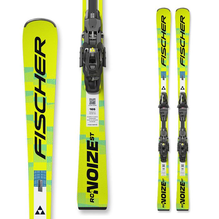 最新'26　FISCHER ノイズ RC4 NOIZE ST YELLOW FISCHER フィッシャー スキー板 RC4 NOIZE ST YELLOW SUPERFLEX + Z12