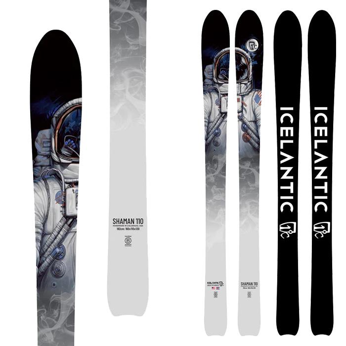 ICELANTIC アイスランティック スキー板 SHAMAN 110 板単品 25-26