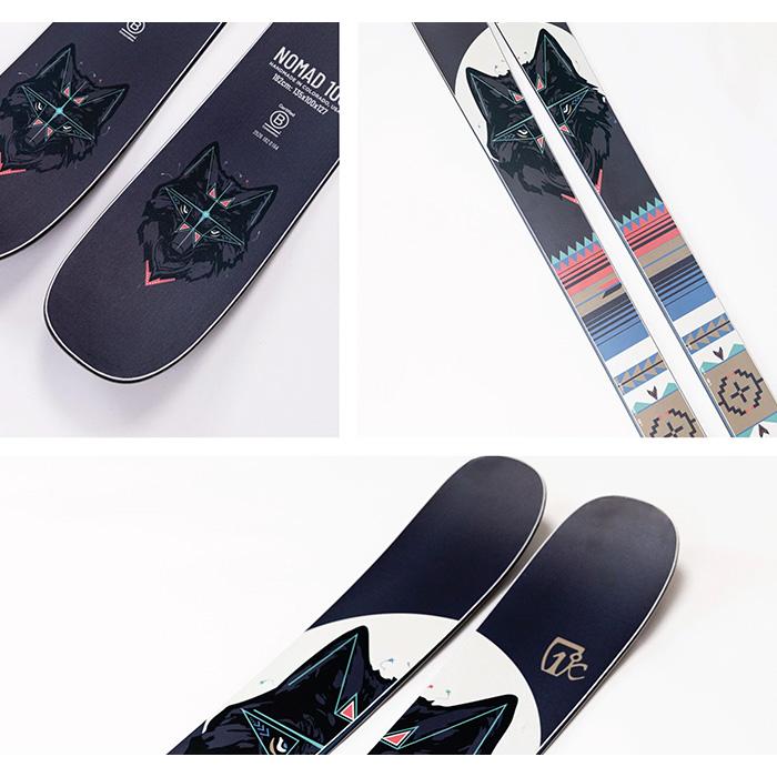 ICELANTIC アイスランティック スキー板 NOMAD 100 板単品 25-26