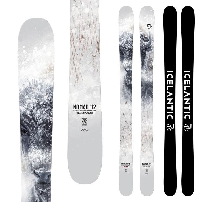 ICELANTIC アイスランティック スキー板 NOMAD 112 板単品 25-26