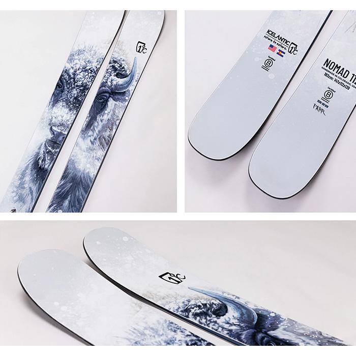 ICELANTIC アイスランティック スキー板 NOMAD 112 板単品 25-26