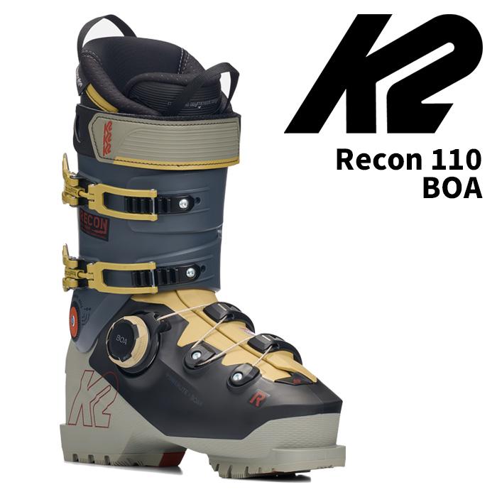 軽量k2 RECON110BOA 25.0-25.5cm BOAシステム搭載 K2 ケーツー スキーブーツ RECON 110 BOA 25-26 モデル : F.JANCK