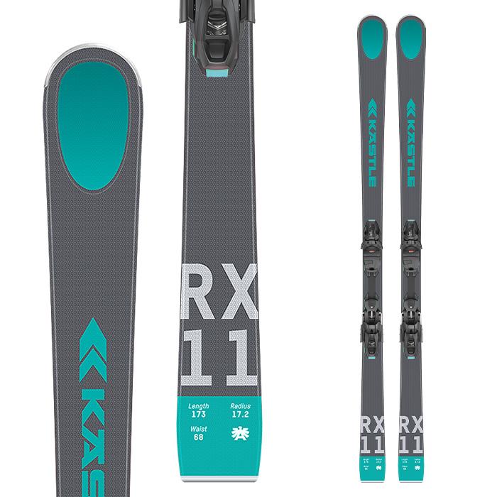 KASTLE ケスレ スキー板 RX11 prem + K12 TRI GW ビンディングセット