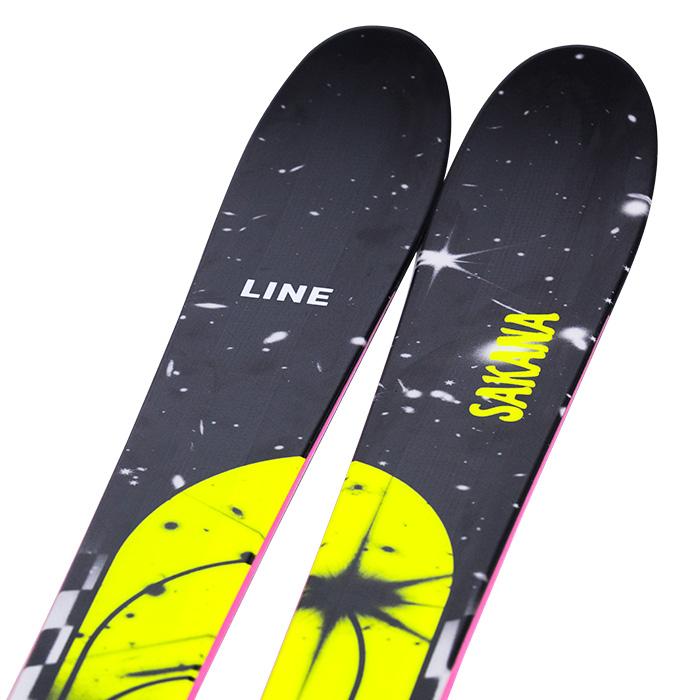 Line Sakana スキー板 ブラック/ホワイト LINE ライン スキー板 SAKANA 板単品 25-26モデル : F.JANCK Yahoo!店