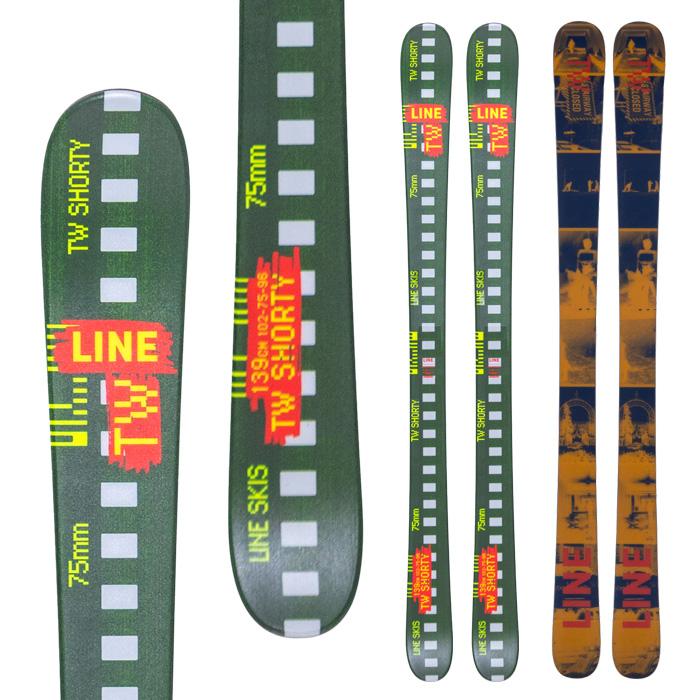 LINE TOM WALLISCH SHORTY 119cm 美品 LINE ライン スキー板 TOM WALLISCH SHORTY 板単品 25-26 モデル