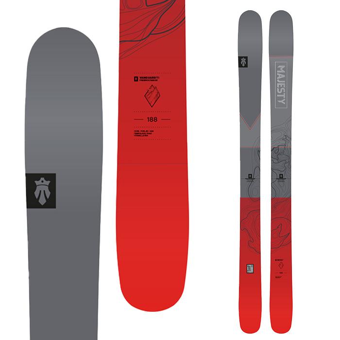 Majesty マジェスティ スキー板 Vanguard 118 Ti 板単品 25-26 モデル