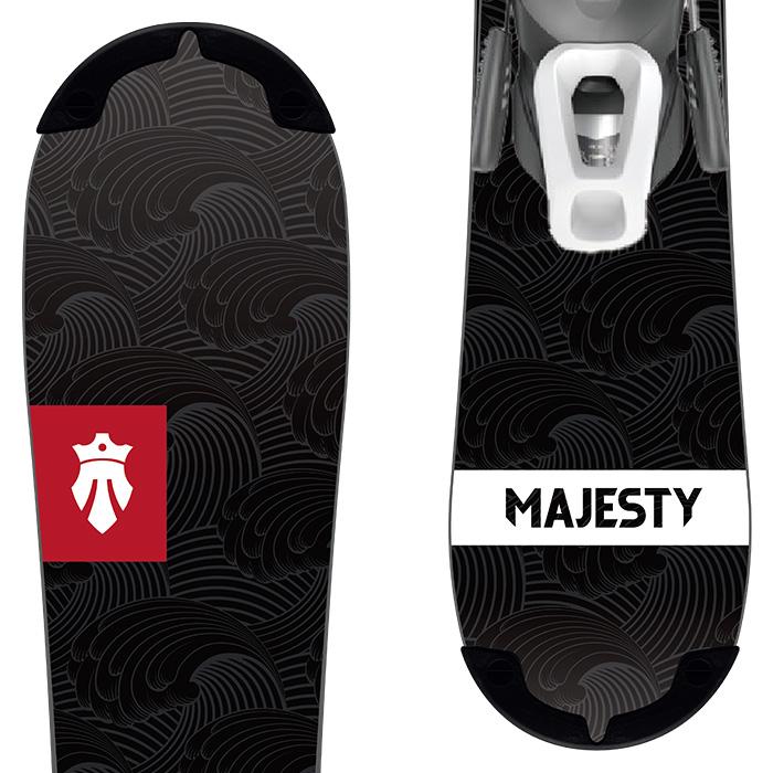 Majesty【BLADES99 + PR11 GW BLACK/WHITE】マジェスティ スキー板