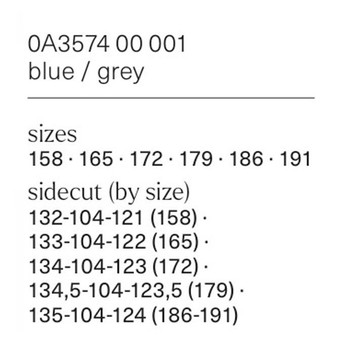 NORDICA ノルディカ スキー板 UNLIMITED 104 (FLAT) BLUE/GREY 板単品