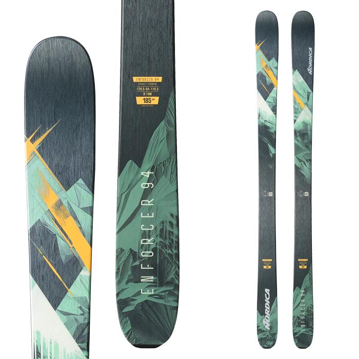 NORDICA ノルディカ スキー板 ENFORCER 94 (FLAT) ORANGE/GREEN/BLACK
