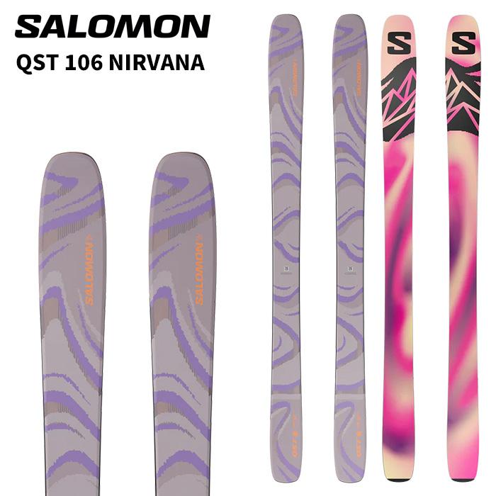 SALOMON サロモン スキー板 QST 106 NIRVANA 板単品 25-26モデル : F