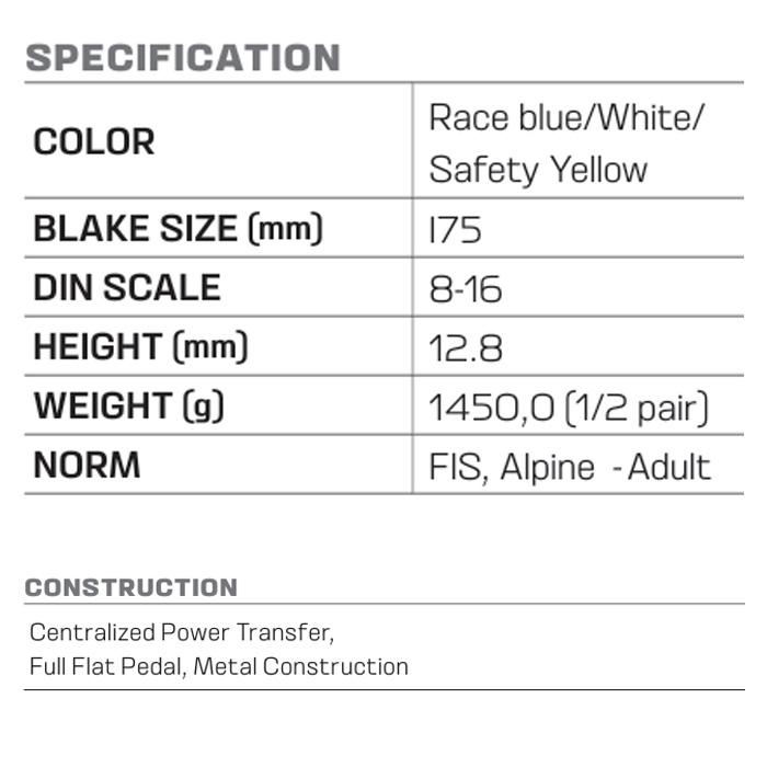 SALOMON サロモン ビンディング ICON RS 16（解放値 8.0-16.0）25-26