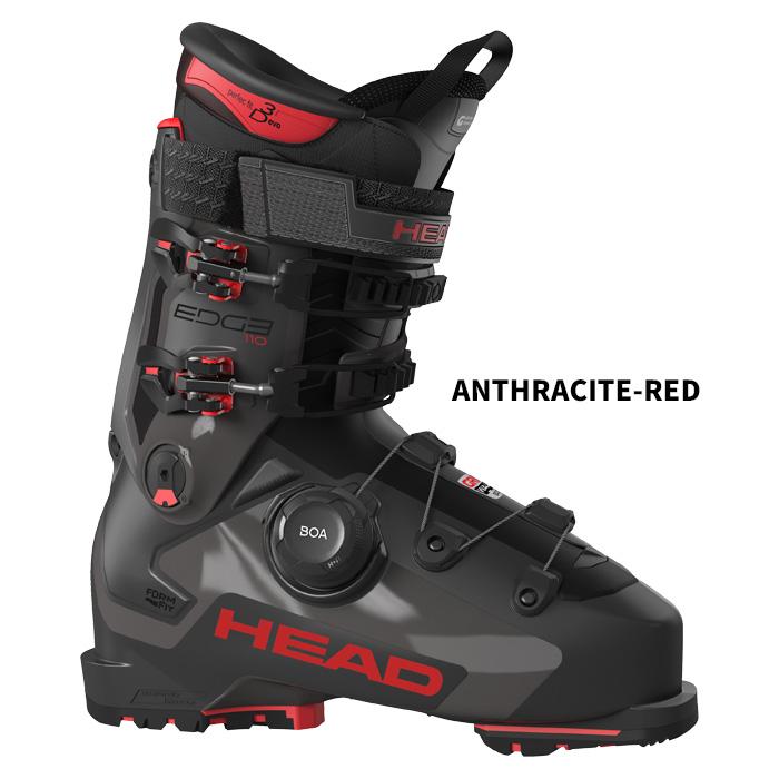 23/24 HEAD Edge 110 HV GW 27㎝-27.5㎝ HEAD ヘッド スキーブーツ EDGE 110 HV GW BOA ANTHRACITE-RED 26-27