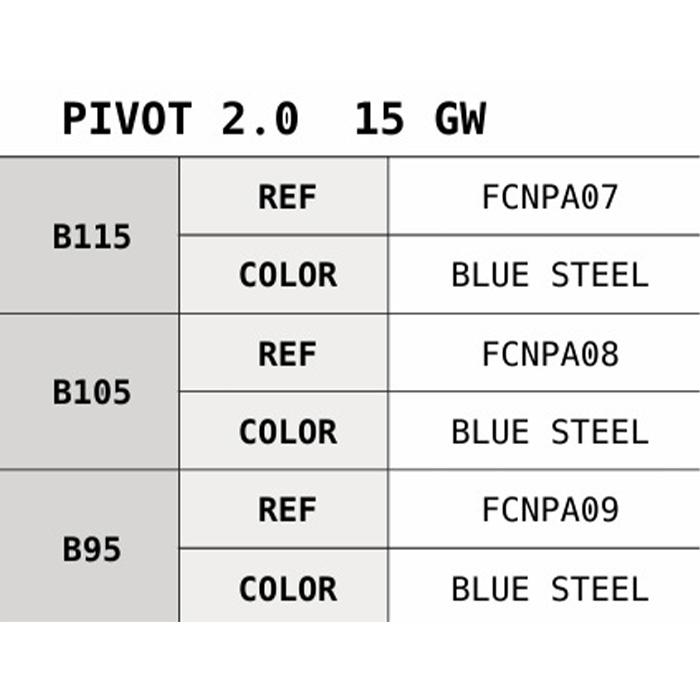 LOOK ルック スキー ビンディング PIVOT 2.0 15 GW BLUE STEEL（解放値 6.0-15.0）26-27モデル【単品販売不可】 |  | 05