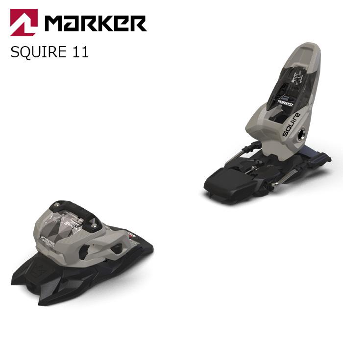新品未使用【送料込】Marker Squire 11 ブレーキ幅110mm 黒 MARKER マーカー スキー ビンディング SQUIRE 11 SANDY/BLACK （解放値