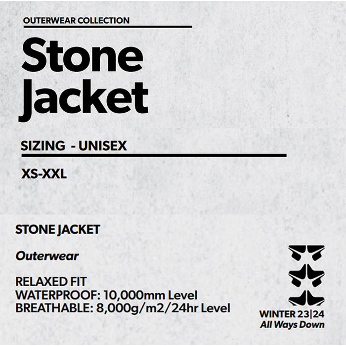 ROME STONE JACKET ブラック/ロイヤルネイビー L ROME ローム ウェア STONE Jacket 23-24 モデル : F.JANCK Yahoo