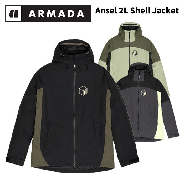 armada/FWCorwin2L 上下セット/Ｌ（日本LL）サイズ/色sage ARMADA アルマダ ウェア Ansel 2L Shell JKT 24-25(2025)モデル