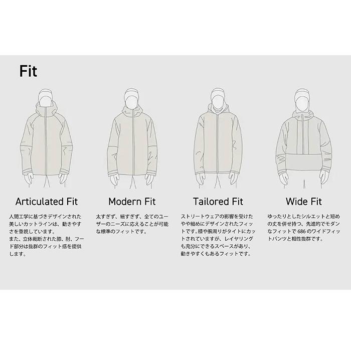 686 シックスエイトシックス ウェア MENS GORE-TEX GT THERMAGRAPH