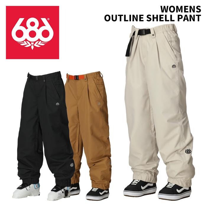 686 シックスエイトシックス ウェア WOMENS OUTLINE SHELL PANT 25-26(2026)モデル パンツ レディース ...