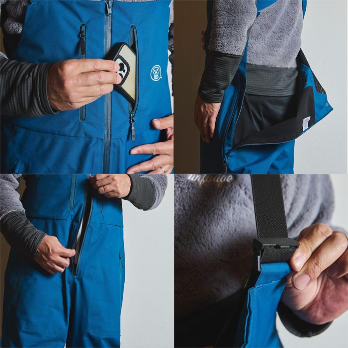 unfudge アンファッジ ウェア PEEP BIB PANTS STANDARD FIT 25-26(2026