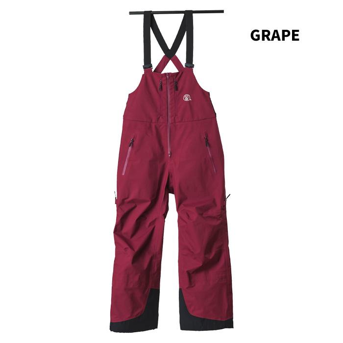 unfudge GENTLE BB PANTS WIDE FIT グレープ L unfudge アンファッジ ウェア GENTLE BIB PANTS WIDE FIT 25-26(2026