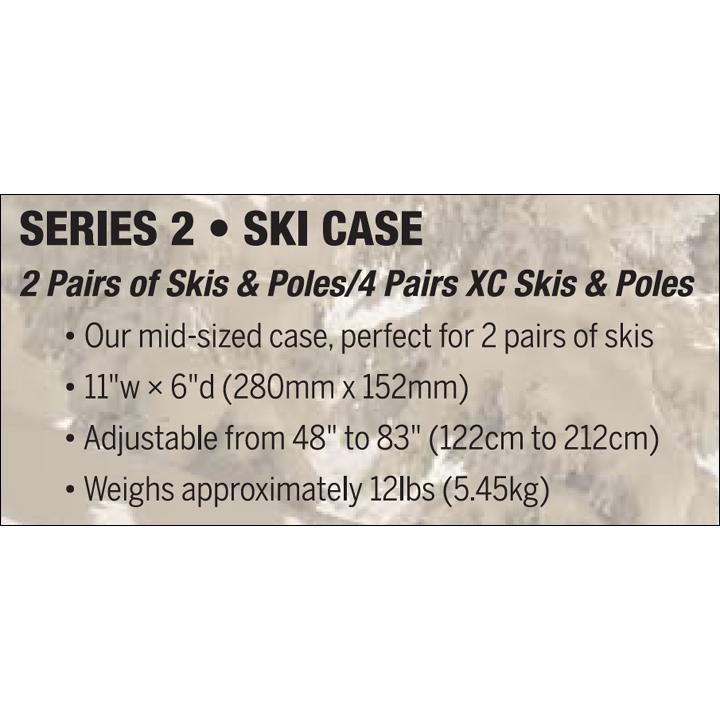 SPORTUBE【Series 2】スキー収納のハードケース SKI二台収納用　スポーチューブ　スキーケース　スキーバッグ　ダブル_1