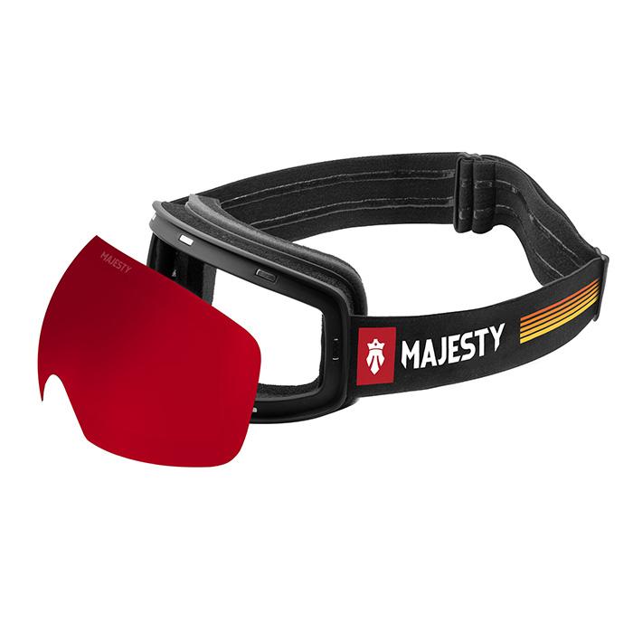 MAJESTY マジェスティ ゴーグル The Force Arc black | XENON HD red garnet + XENON HD rose revo 24-25 モデル_1