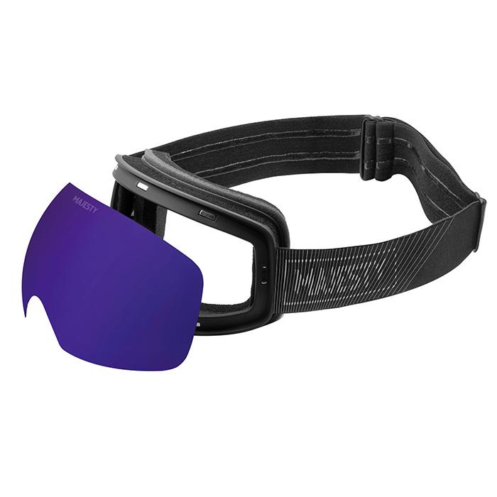 MAJESTY マジェスティ ゴーグル The Force Arc black | Ultraviolet lens + XENON HD moonstone lens 24-25 モデル_1