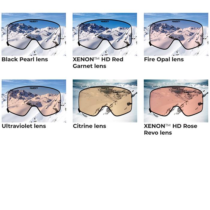 MAJESTY マジェスティ ゴーグル Transition black | Gold lens +