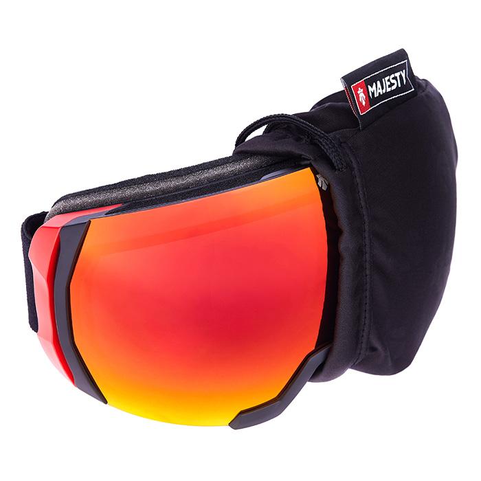 MAJESTY マジェスティ ゴーグル Hypervision black/red | red ruby+