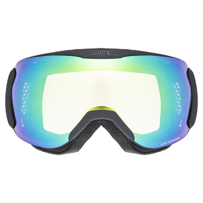 UVEX ウベックス ゴーグル downhill 2100 V ブラックマット/グリーン グリーンミラーヴァリオマティック/クリア(S1-3) 24-25モデル【返品交換不可商品】の画像
