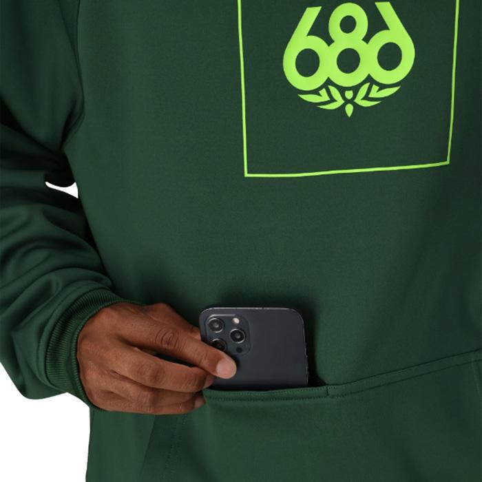 686 シックスエイトシックス ウェア MEN'S BONDED FLEECE HOODY 25-26モデル M4WNCS115の画像