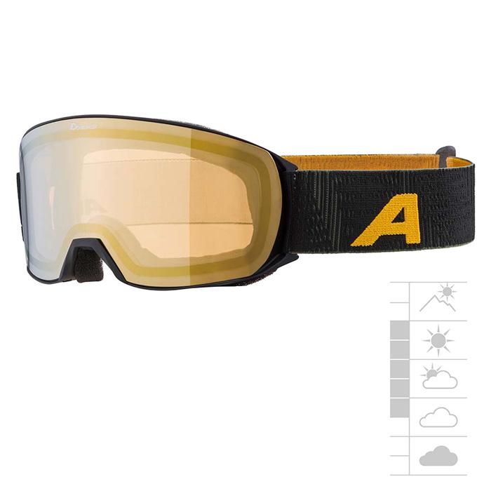 【新品】ALPINA NAKISKA Q-LITE ゴーグル スキー ALPINA アルピナ ゴーグル NAKISKA Q-LITE ブラック/イエローマット
