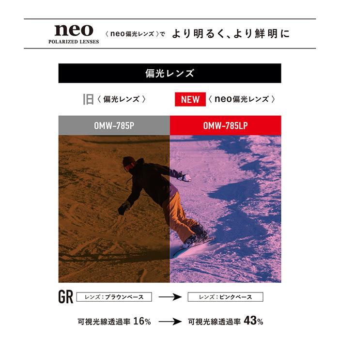 AXE アックス ゴーグル OMW-785LP GR マットブラック / グリーンミラー
