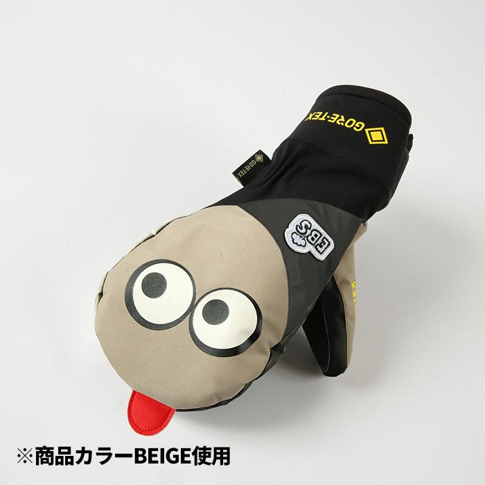 eb's エビス GORE-TEX KEMONO CHAN BLACK ゴアテックス ケモノチャン ミトングローブ 25-26モデル_1