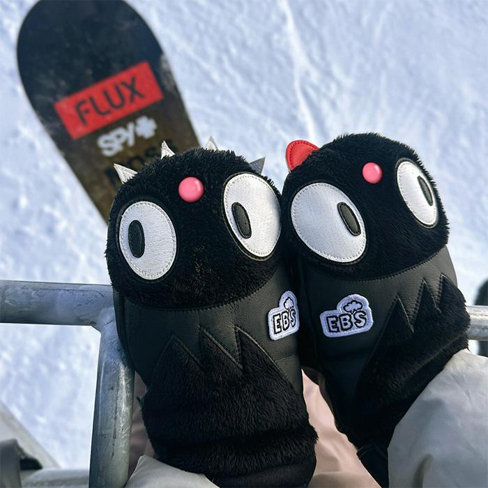 eb's エビス KEMONO CHAN BK-CAT ケモノチャン ミトングローブ 25-26