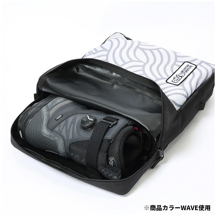black beans ケース eb's エビス BOOTS CASE BLACK ブーツケース バッグ 25-26モデル : F
