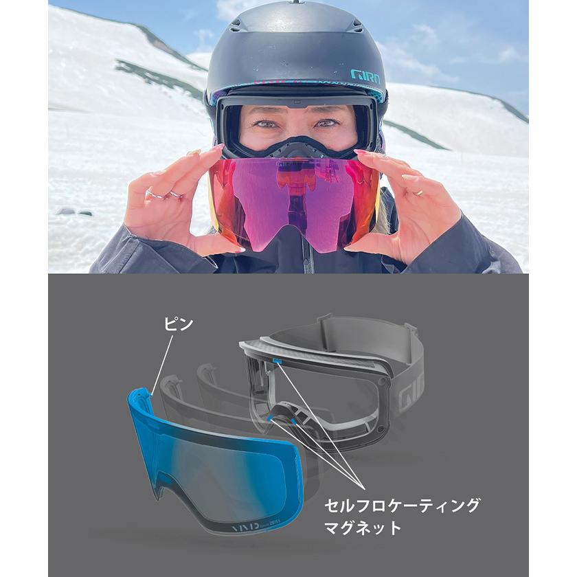 GIRO ジロ ゴーグル AXIS MIDNIGHT / BROWN STACKED VIVID Petrol