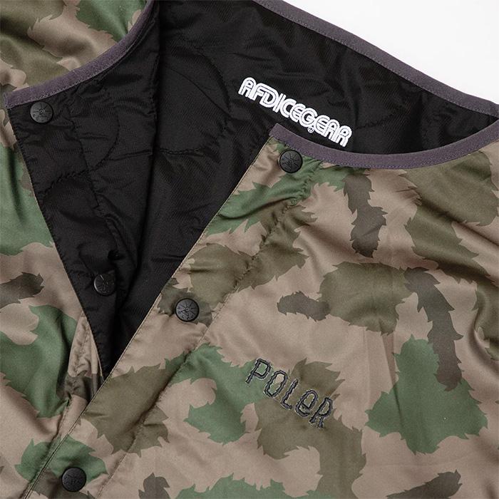 POLER ポーラー キルトジャケット AFD×POLER REVERSIBLE QUILTED JACKET 25-26モデルの画像