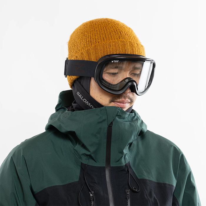 REVOLT リボルト ゴーグル SUPER LIGHT FRAME Black GrossxMatte Clear