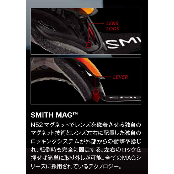 SMITH スミス ゴーグル 4D MAG / BLACK CP PHOTOCHROMIC RED MIRROR 25