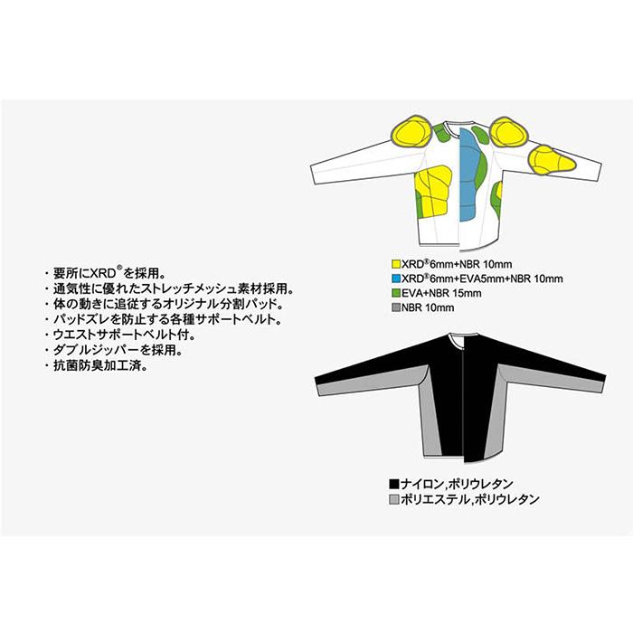 鎧武者 ヨロイムシャ プロテクター SHORT SLEEVE PROTECTOR XRD YM