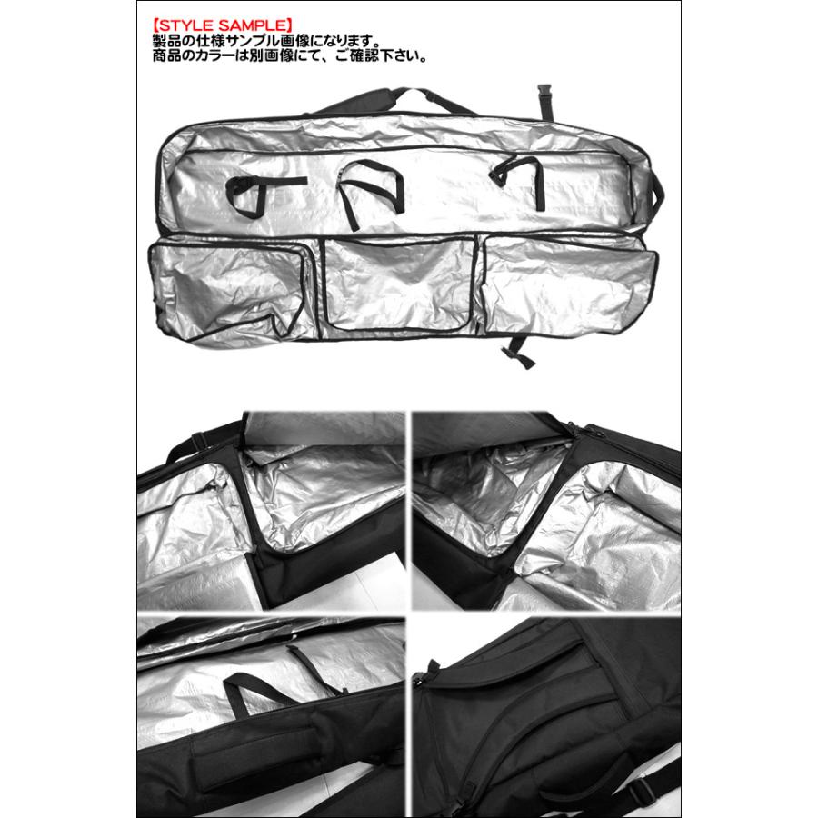 【未使用美品】3ポケット　〜152cm対応 保護パッド付スノーボードケース DG2204：ウィール無し】オールインワン 3ポケット 保護パッド付