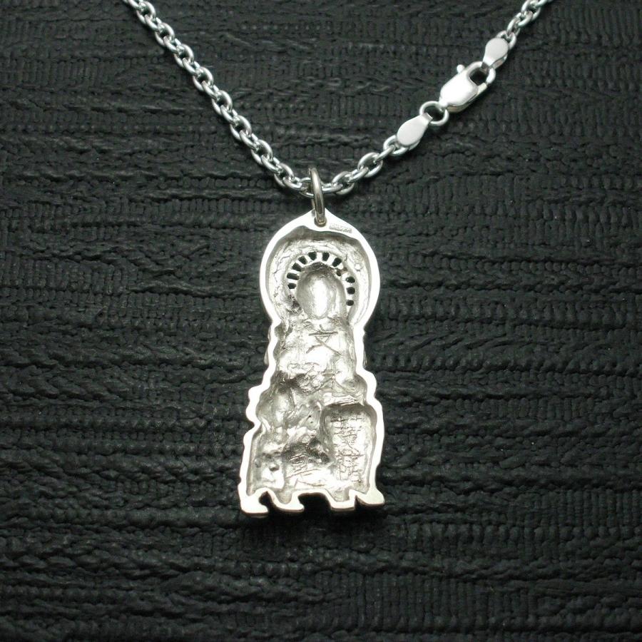 ペンダント 仏像 文殊菩薩 メンズ シルバー９２５ ネックレス |  | 01