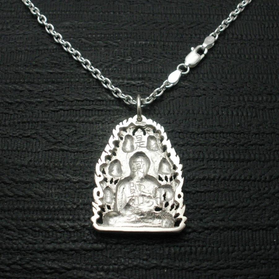 ペンダント 仏像 薬師如来 メンズ シルバー９２5 ネックレス |  | 01