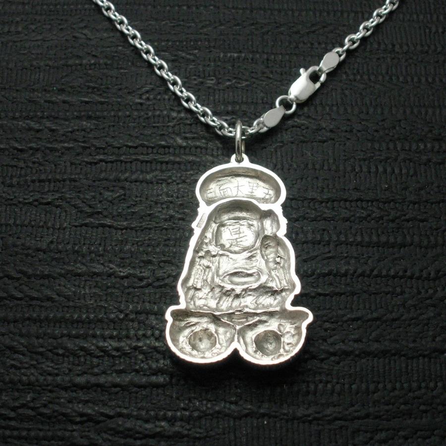 ペンダント 仏像 三面大黒天 メンズ シルバー９２５ ネックレス 豊臣秀吉 |  | 01