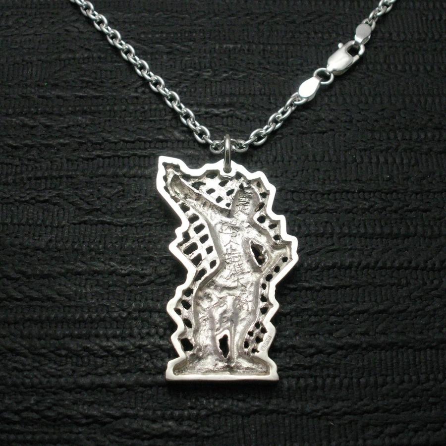 ペンダント 仏像 迷企羅大将 メンズ シルバー９２５ ネックレス めきらたいしょう |  | 01