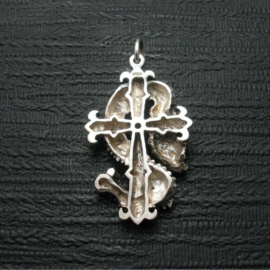 ペンダント ドラゴン 龍 巻型 メンズ シルバー９２５ クロス |  | 01
