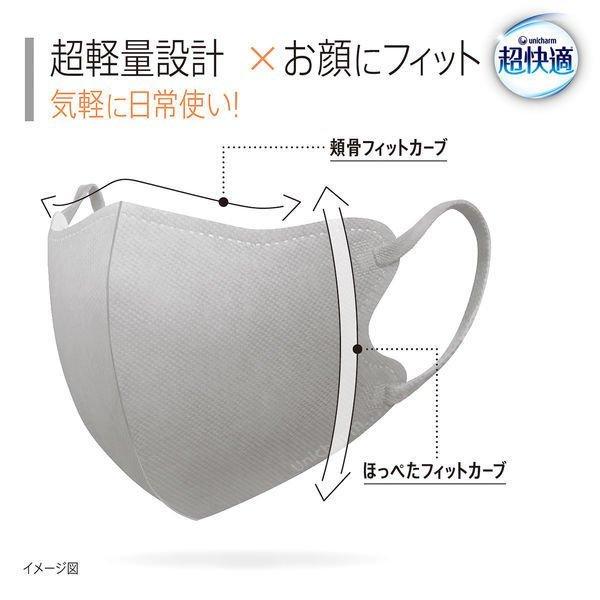 超快適マスク 超快適 SMART COLOR アッシュグレー 7枚入 ユニ