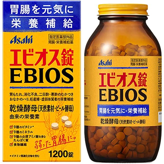 Asahiエビオス錠 1200錠 指定医薬部外品 アサヒグループ食品 : フジ 