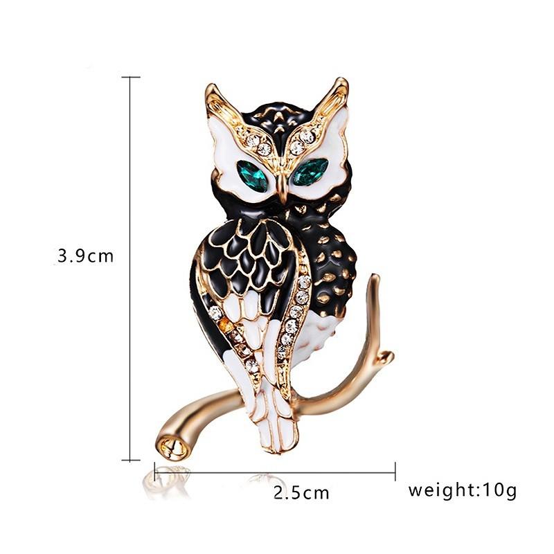 ストールピン ブローチ フクロウブローチ ストールクリップ スカーフ